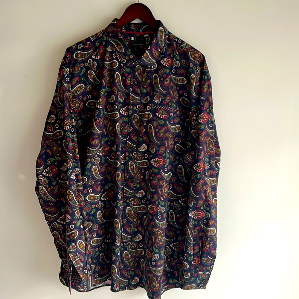 Simons Le 31 Multicolor Paisley Shirt